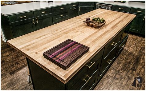 The butcher block - STEP 3: Cut and join the butcher block countertops. There is usually a top and a bottom with butcher block countertops. The bottom tends to have knots and noticeable wood filler, while the top is ...
